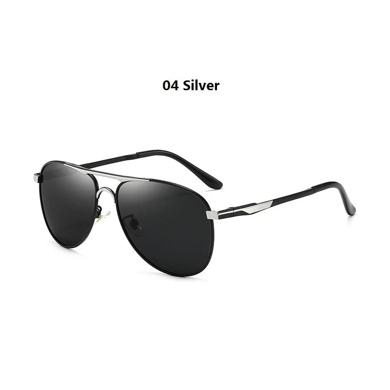 Lunette de soleil homme luxe - Argent