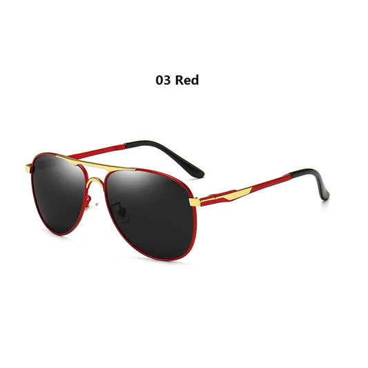 Lunette de soleil homme luxe - Rouge