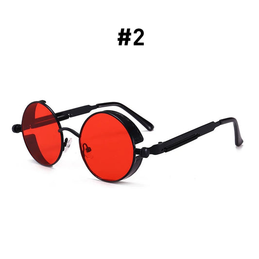 Lunette steampunk femme - Rouge
