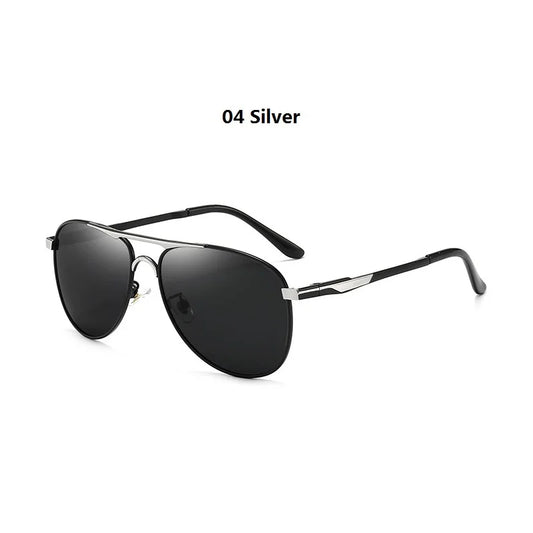 Lunette de soleil homme luxe - Argent