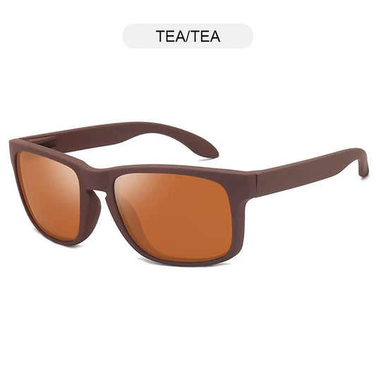 Lunette rectangulaire fine femme - Marron foncé