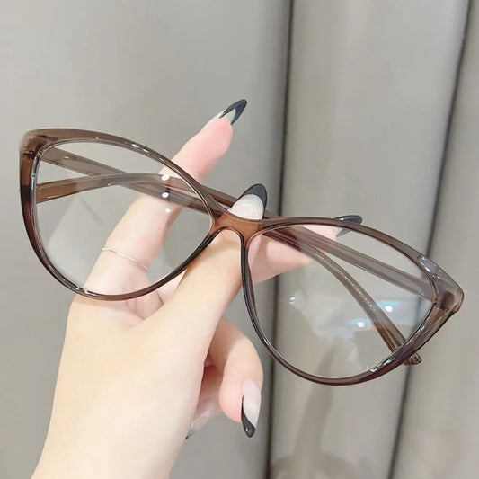 Lunette ronde femme de vue - Marron