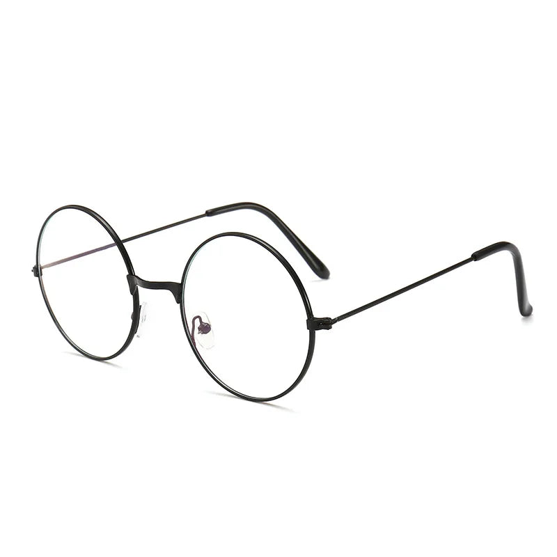 Lunette de soleil ronde retro - Gris foncé