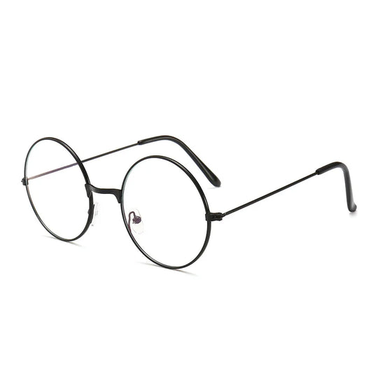 Lunette de soleil ronde retro - Gris foncé