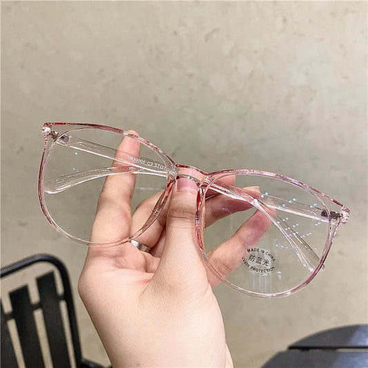 Lunette de vue femme ronde - Rose