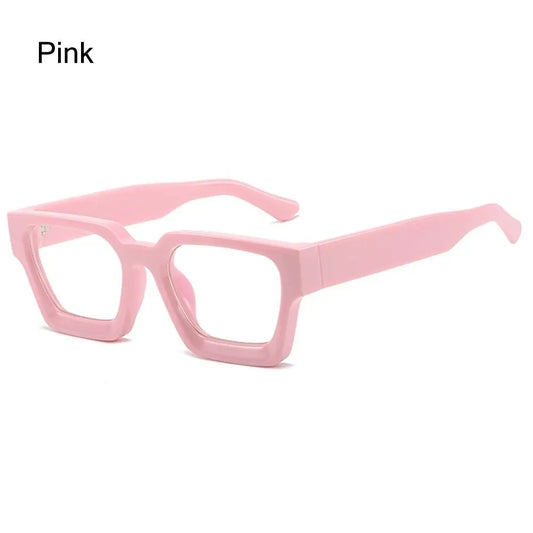 Lunette carre femme - Rose bonbon