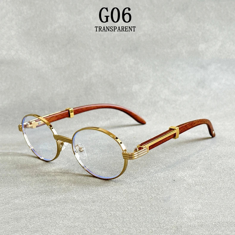 Lunette de soleil ronde femme - Transparent