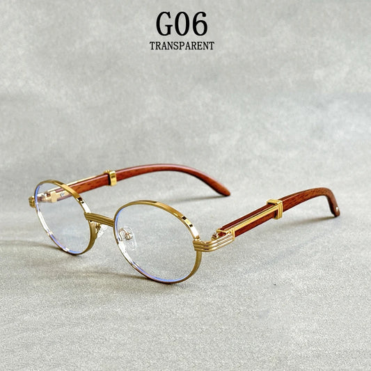 Lunette de soleil ronde femme - Transparent