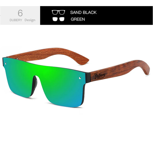 Lunette polarisante Green en bois