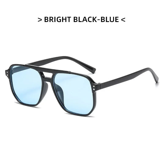 Lunette rectangulaire - Bleu