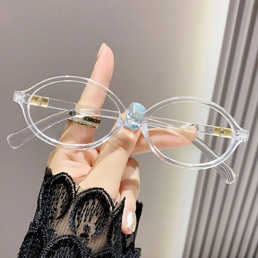 Lunette Ovale femme - Transparent