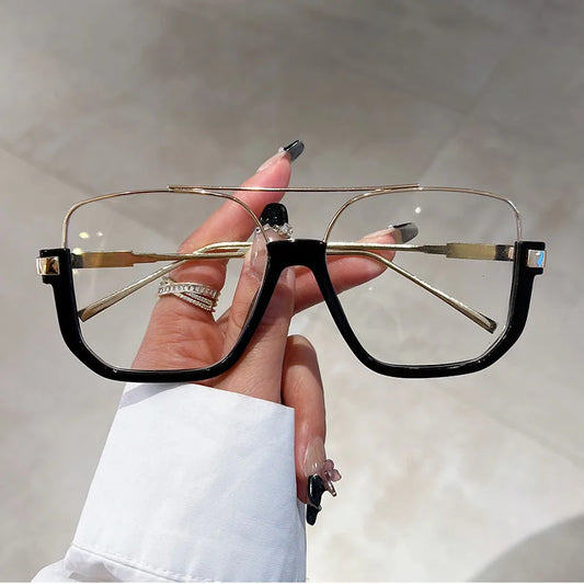 Lunette rectangulaire femme - Transparent or