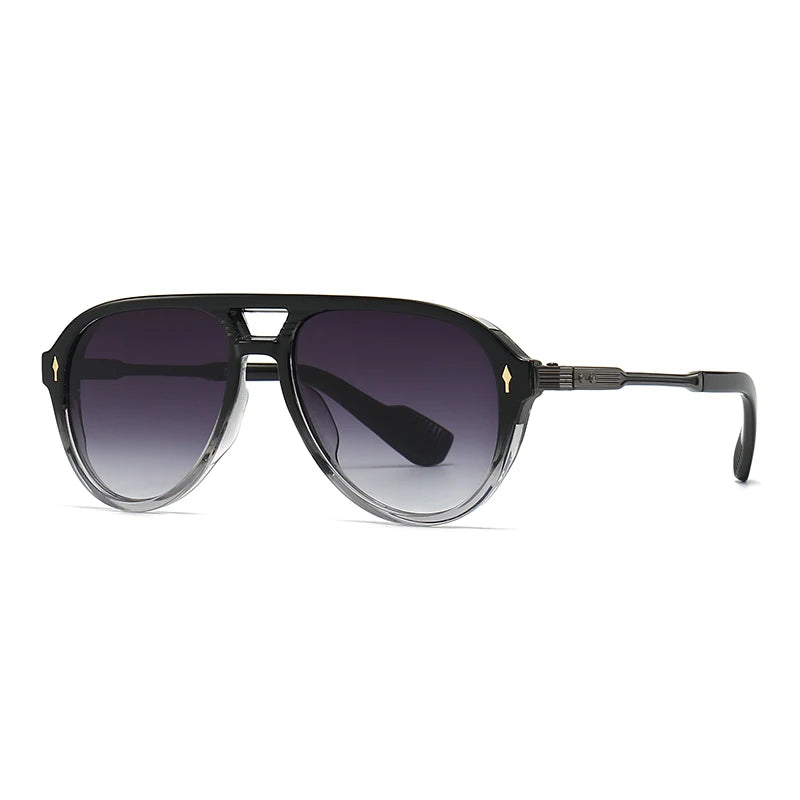 Lunette aviateur - Vintage 80 - Gris argenté