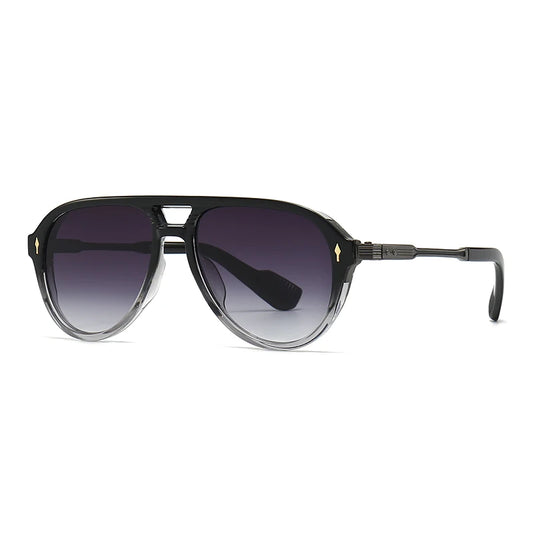 Lunette aviateur - Vintage 80 - Gris argenté
