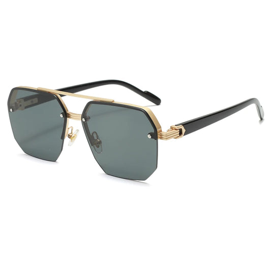 Lunette hexagonale - Vintage 80 - Noir