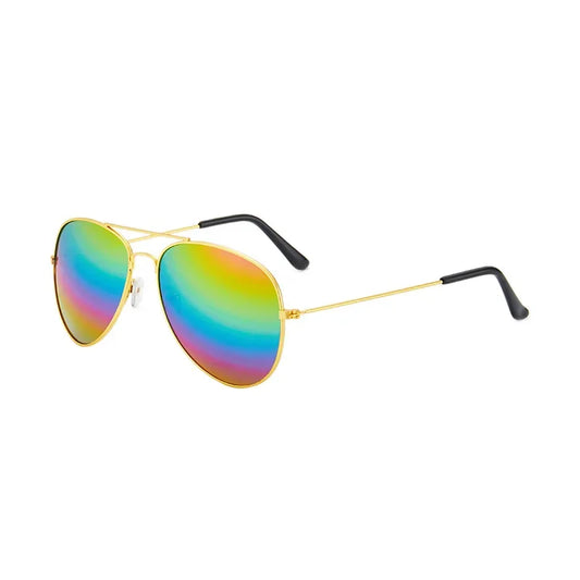 Lunette de soleil retro - Arc en ciel