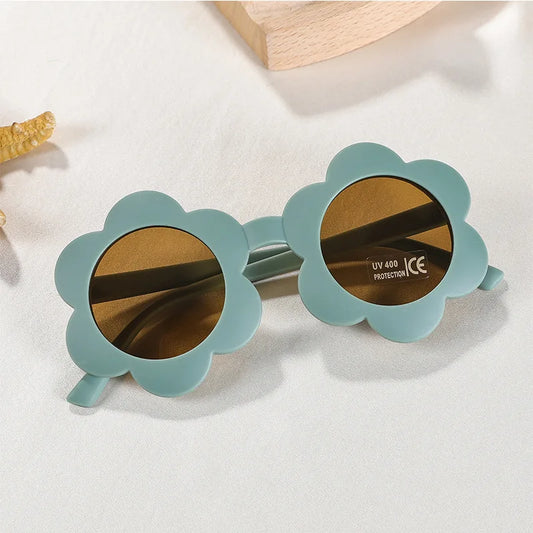 Lunette de soleil fleur - Vert
