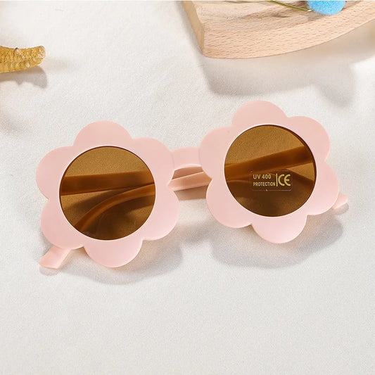 Lunette de soleil fleur - Rose