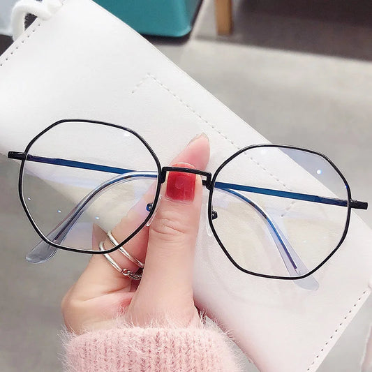 Lunette hexagonale femme - Noir