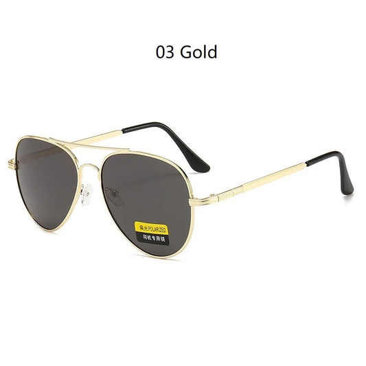 Lunette de soleil homme luxe - Or