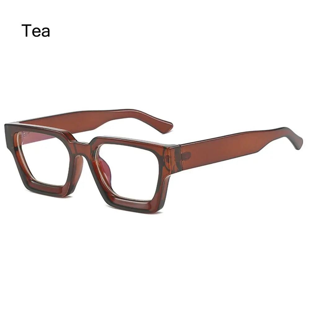 Lunette carre femme - Maron
