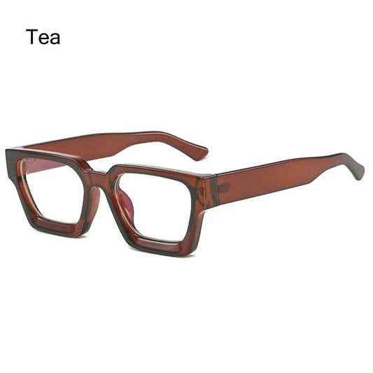 Lunette carre femme - Maron