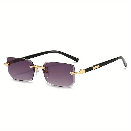 Lunette rectangulaire homme - Violet