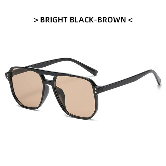 Lunette rectangulaire - Noir marron