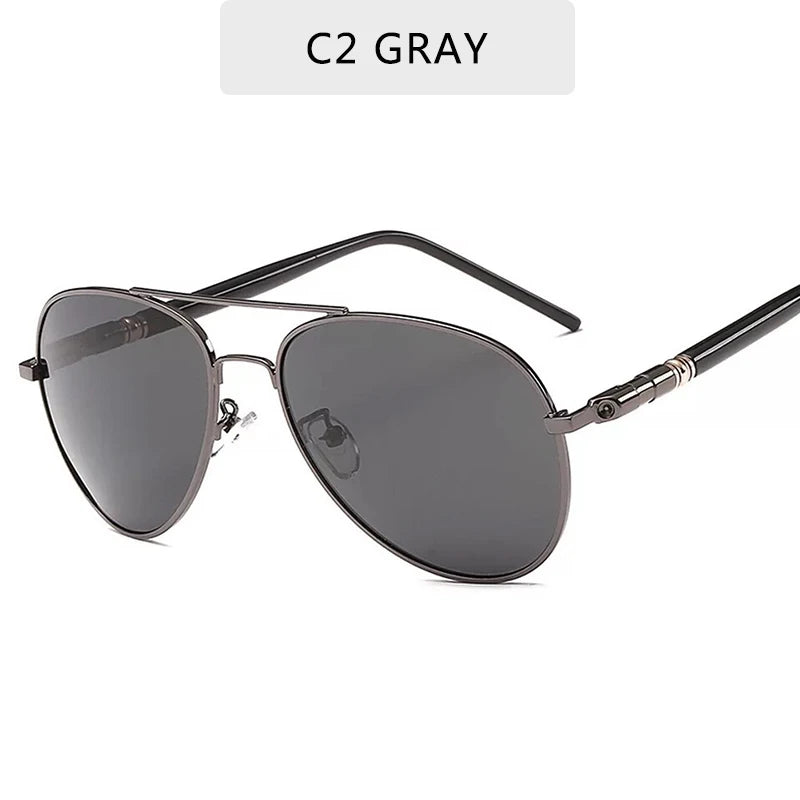 Lunette de soleil aviateur femme - Gris foncé