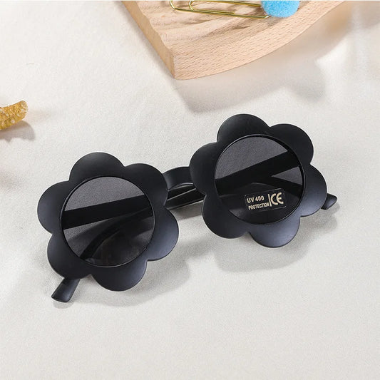 Lunette de soleil fleur - Noir