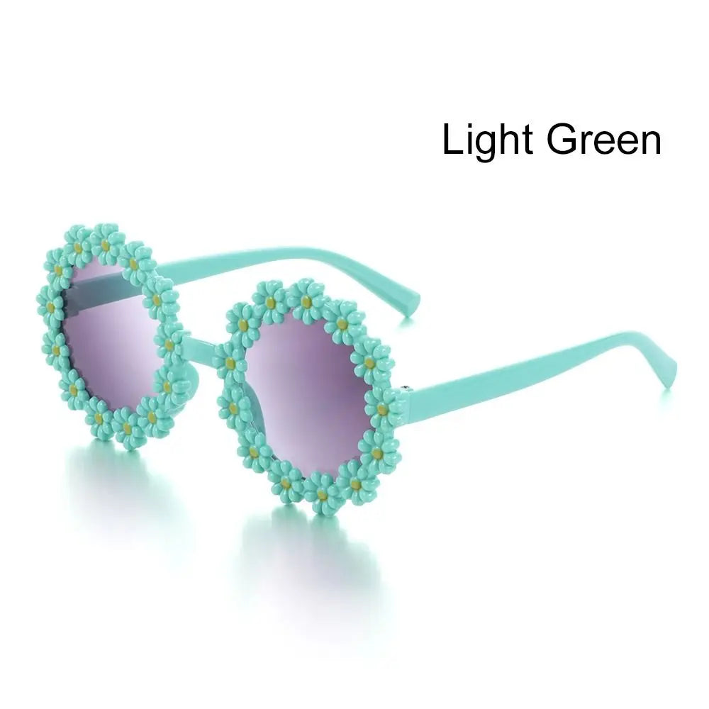 Lunette fleur - Turquoise
