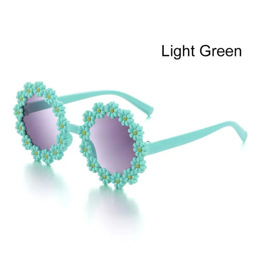 Lunette fleur - Turquoise