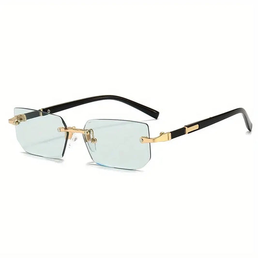Lunette rectangulaire homme - Bleu